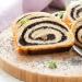 Roll with poppy seeds without yeast on kefir