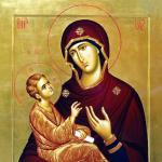 Kholmská ikona Matky Božej Veľkosť Najsvätejšej Bohorodičky pred jej ikonou „Kholmskaja“