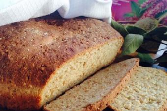 Pšeničný chlieb s amarantovou múkou Recept na pečenie amarantového chleba